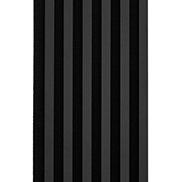 Marbet Design Woodline - Black Lamella Panel on Black Felt - 2700 x 300 mm